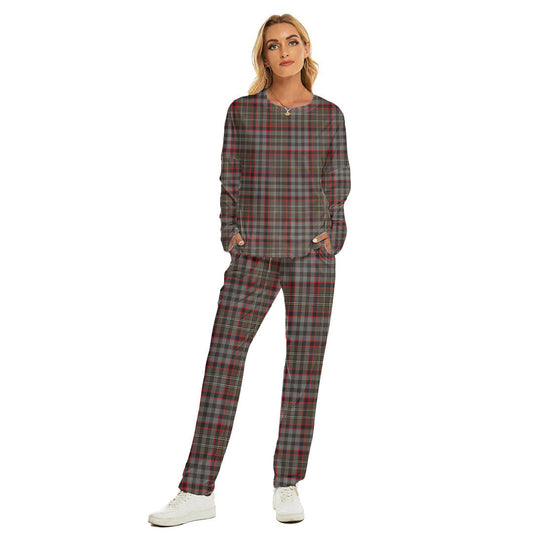 Nicolson Hunting Weathered Tartan Plaid Women's Pajama Suit