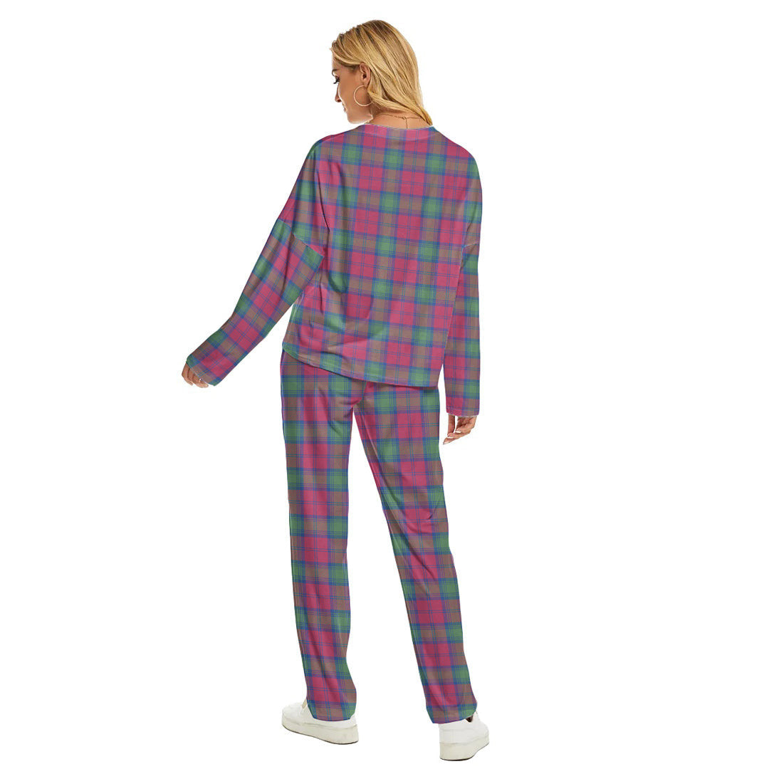 Lindsay Ancient Tartan Plaid Women's Pajama Suit