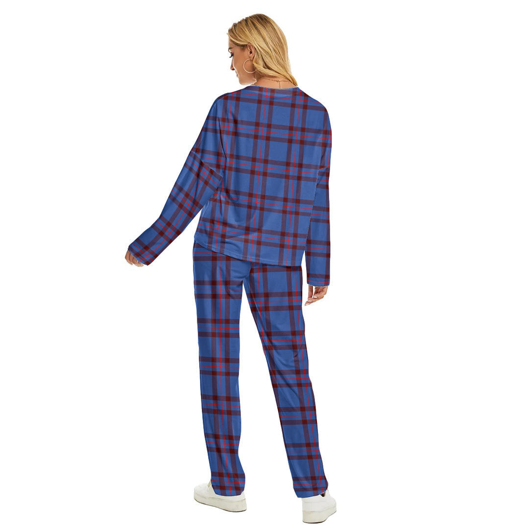 Elliot Modern Tartan Plaid Women's Pajama Suit