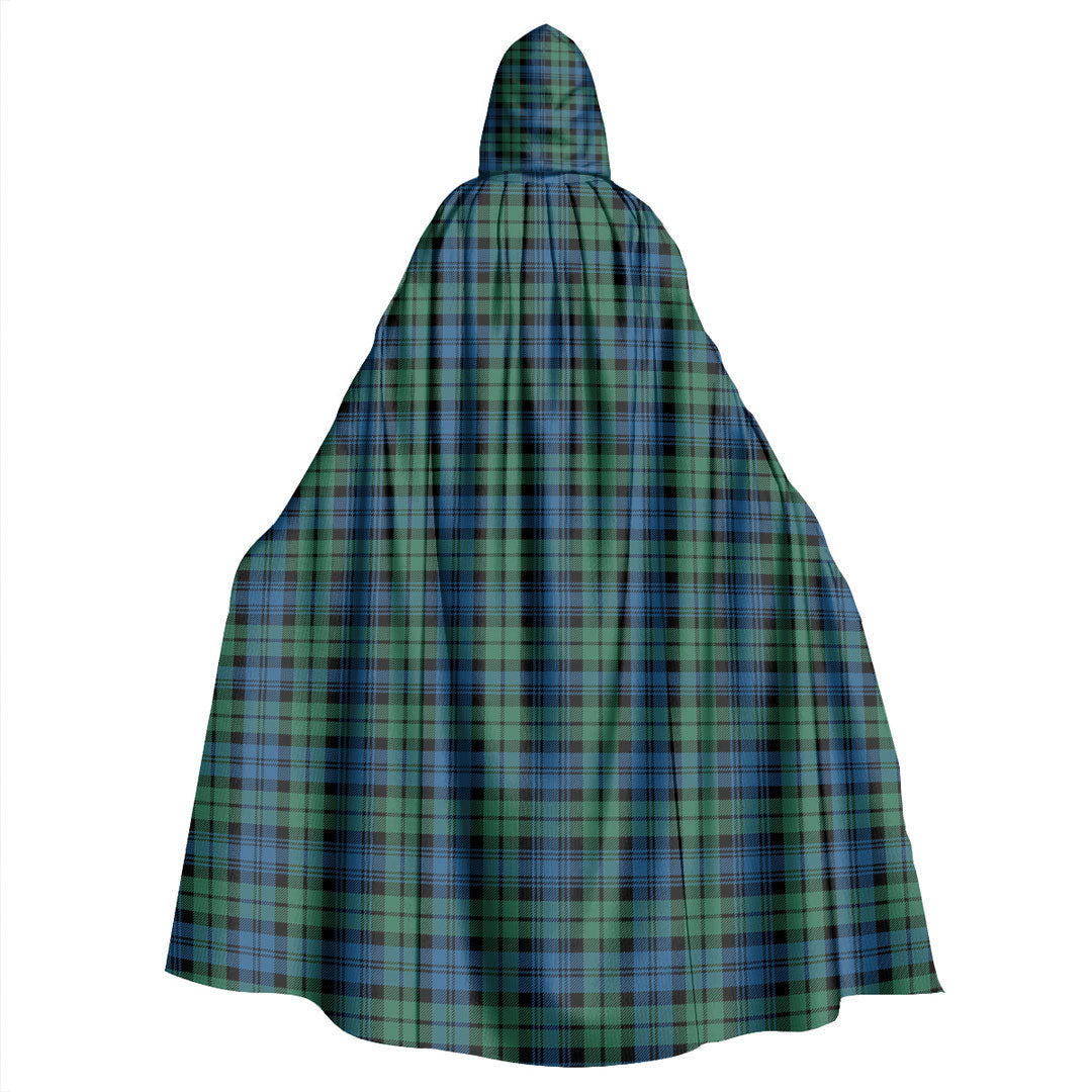 Campbell Ancient 02 Tartan Plaid Hooded Cloak