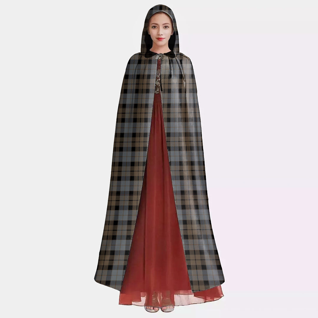 MacKay Weathered Tartan Plaid Hooded Cloak
