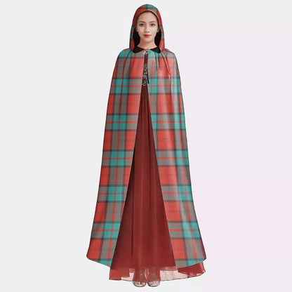 Dunbar Ancient Tartan Plaid Hooded Cloak