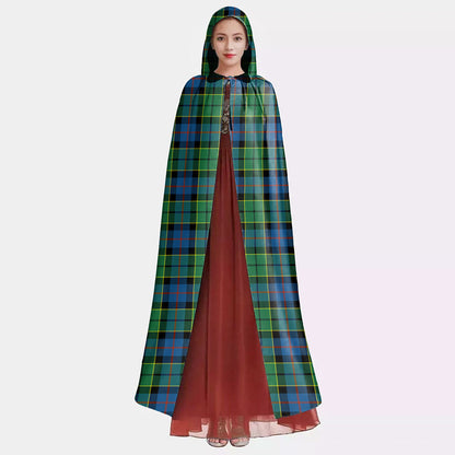 Forsyth Ancient Tartan Plaid Hooded Cloak