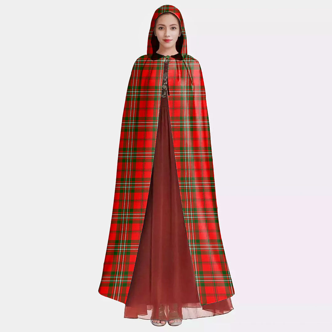 SCOTT MODERN Tartan Plaid Hooded Cloak