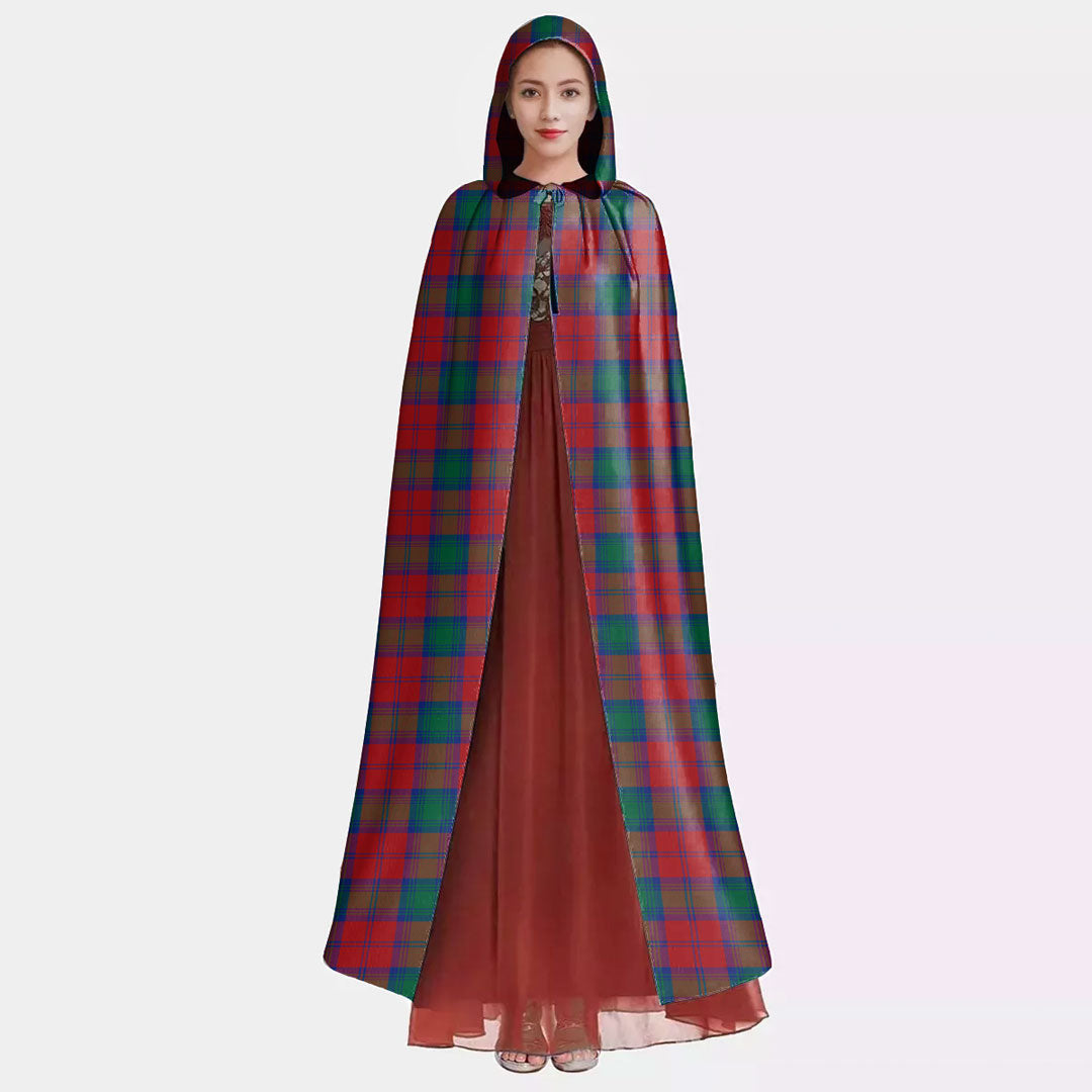 Lindsay Modern Tartan Plaid Hooded Cloak