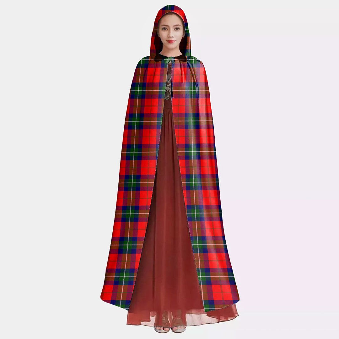 Ruthven Modern Tartan Plaid Hooded Cloak