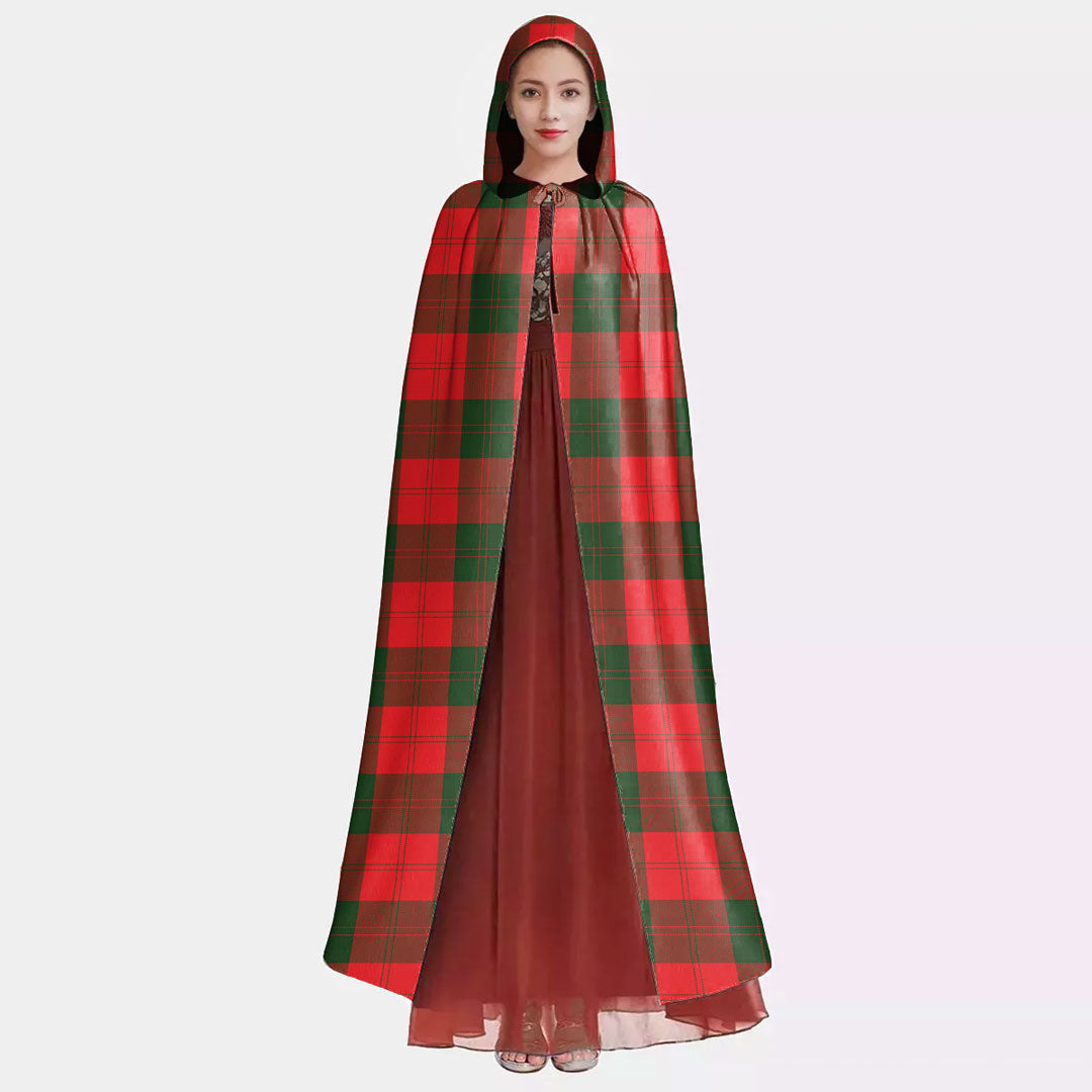 Erskine Modern Tartan Plaid Hooded Cloak