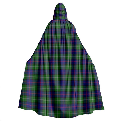 MacThomas Modern Tartan Plaid Hooded Cloak