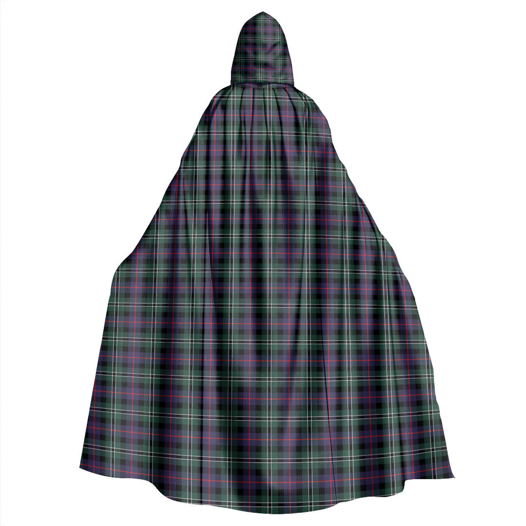 Rose Hunting Modern Tartan Plaid Hooded Cloak