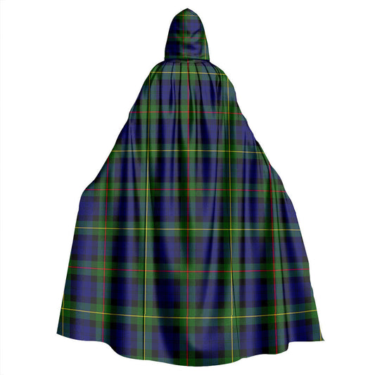 MacEwen Modern Tartan Plaid Hooded Cloak