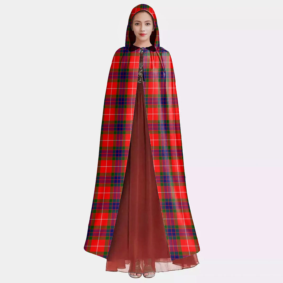 Fraser Modern Tartan Plaid Hooded Cloak