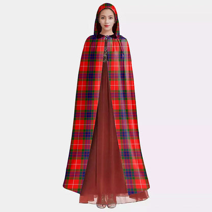 Fraser Modern Tartan Plaid Hooded Cloak