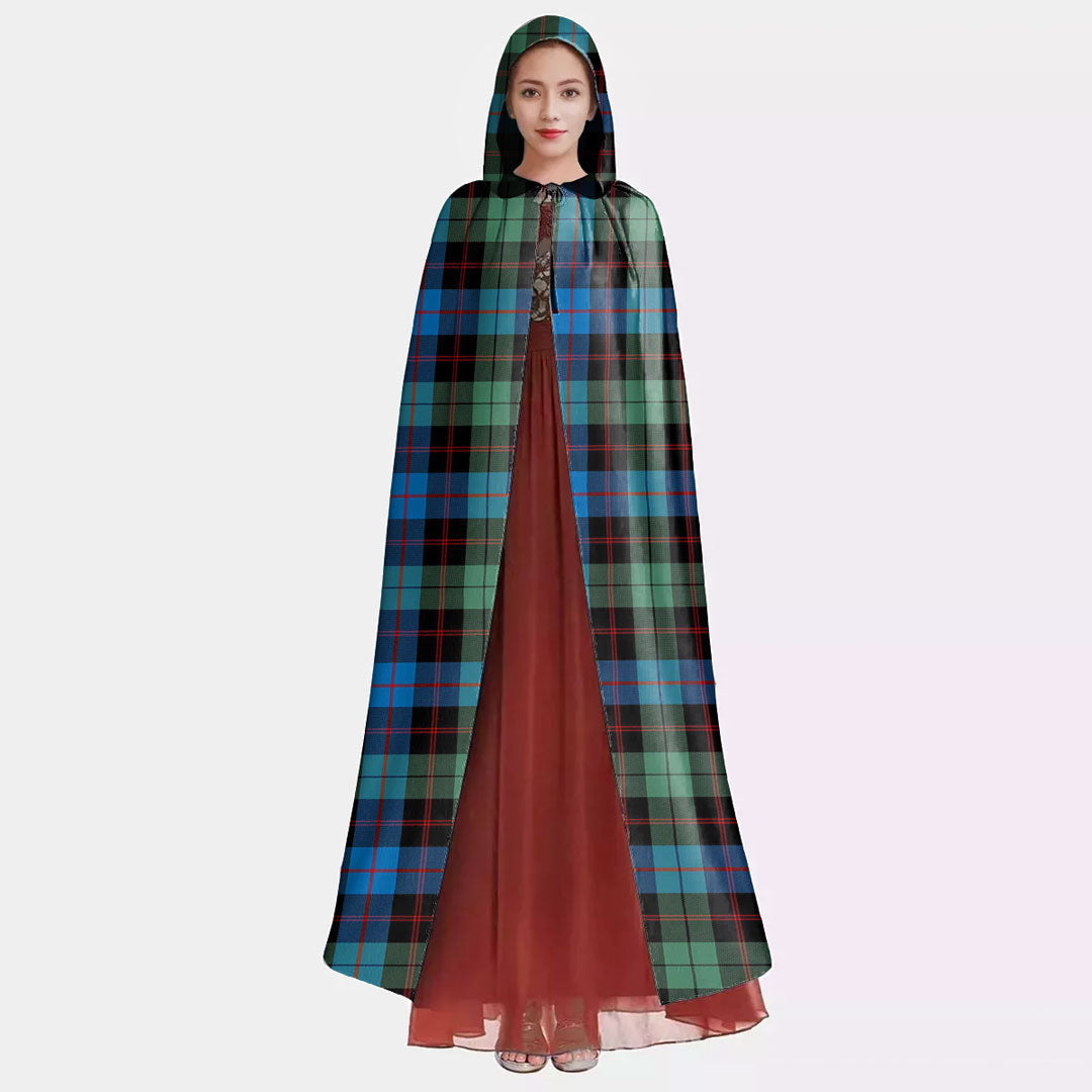 Guthrie Ancient Tartan Plaid Hooded Cloak