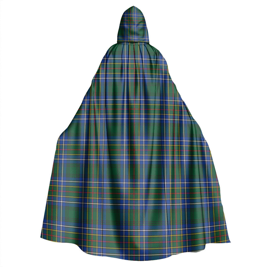 Cockburn Ancient Tartan Plaid Hooded Cloak