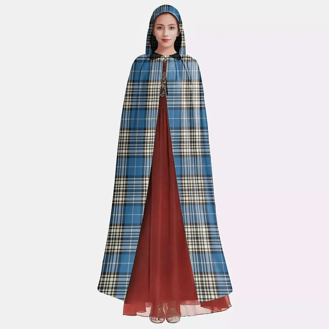 Napier Ancient Tartan Plaid Hooded Cloak