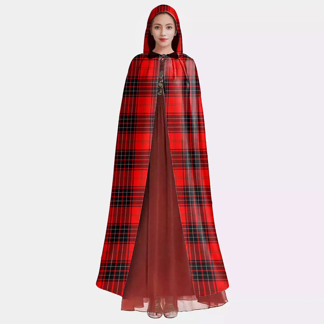 Wemyss Modern Tartan Plaid Hooded Cloak