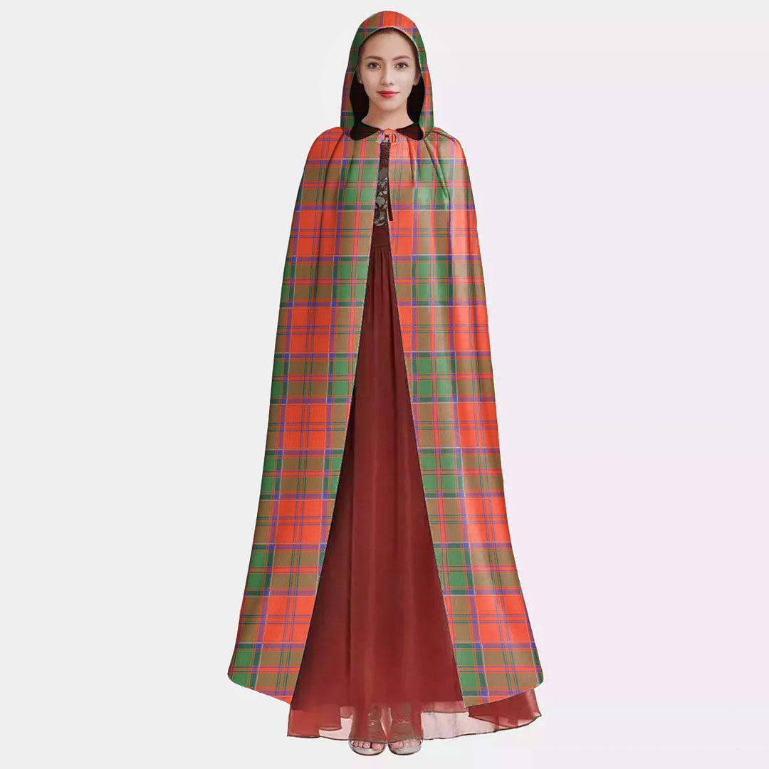 Grant Ancient Tartan Plaid Hooded Cloak