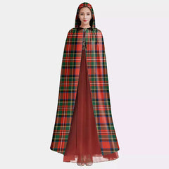 Stewart Royal Modern Tartan Plaid Hooded Cloak