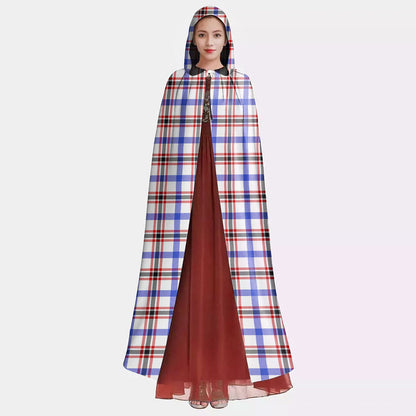 Boswell Modern Tartan Plaid Hooded Cloak