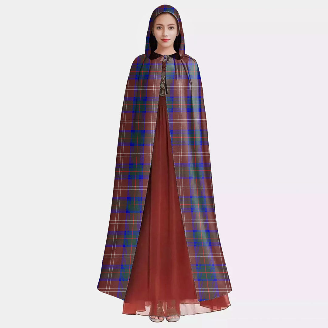 Chisholm Hunting Modern Tartan Plaid Hooded Cloak