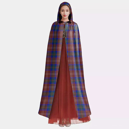 Chisholm Hunting Modern Tartan Plaid Hooded Cloak