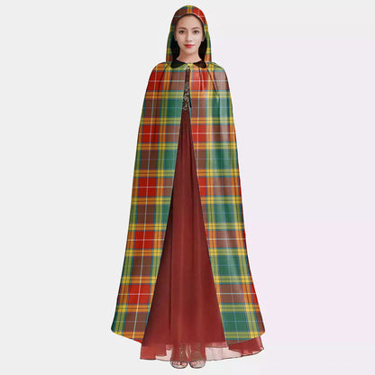 Buchanan Old Sett Tartan Plaid Hooded Cloak