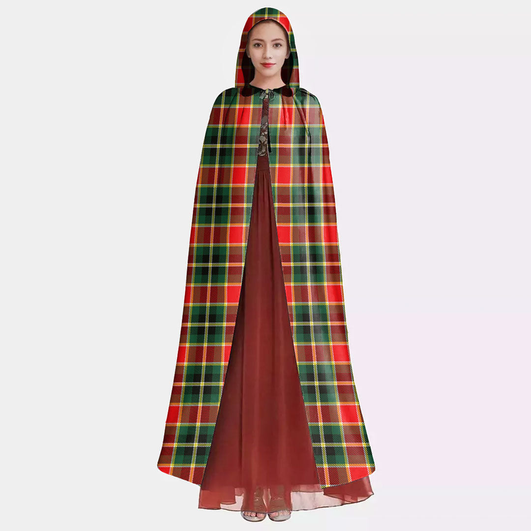 MacLachlan Hunting Modern Tartan Plaid Hooded Cloak