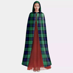 Abercrombie Tartan Plaid Hooded Cloak