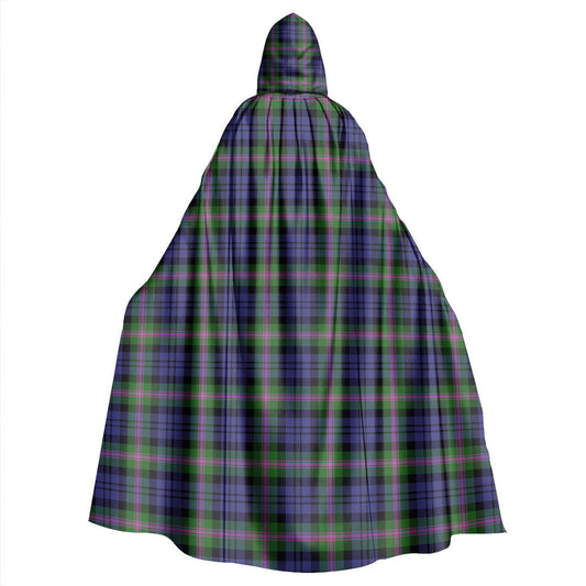 Baird Modern Tartan Plaid Hooded Cloak