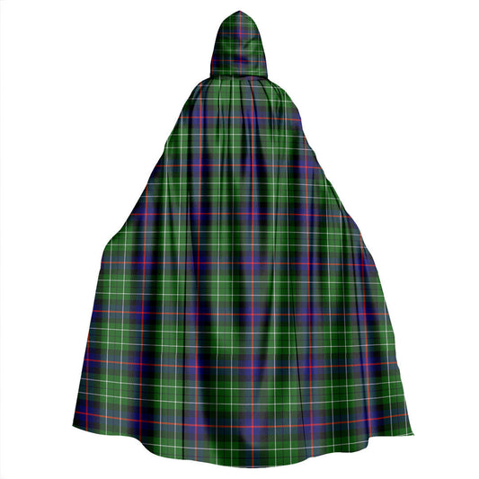 Leslie Hunting Tartan Plaid Hooded Cloak