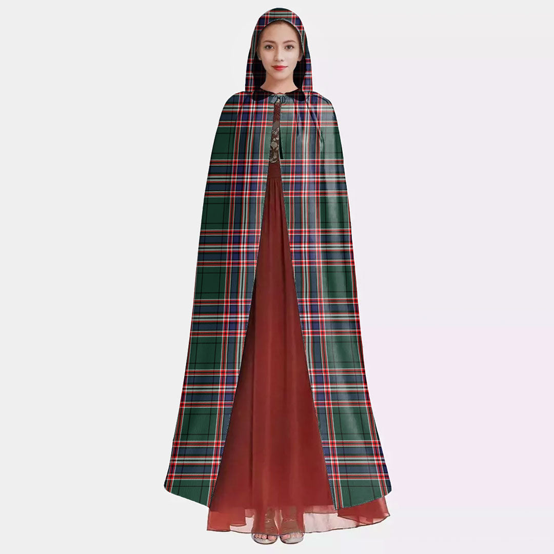 MacFarlane Hunting Modern Tartan Plaid Hooded Cloak