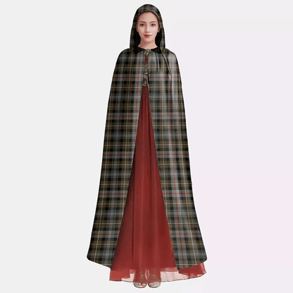 MacKenzie Weathered Tartan Plaid Hooded Cloak