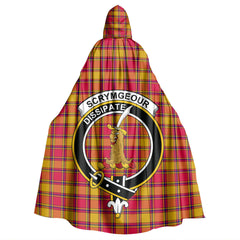 Scrymgeour Tartan Crest Hooded Cloak