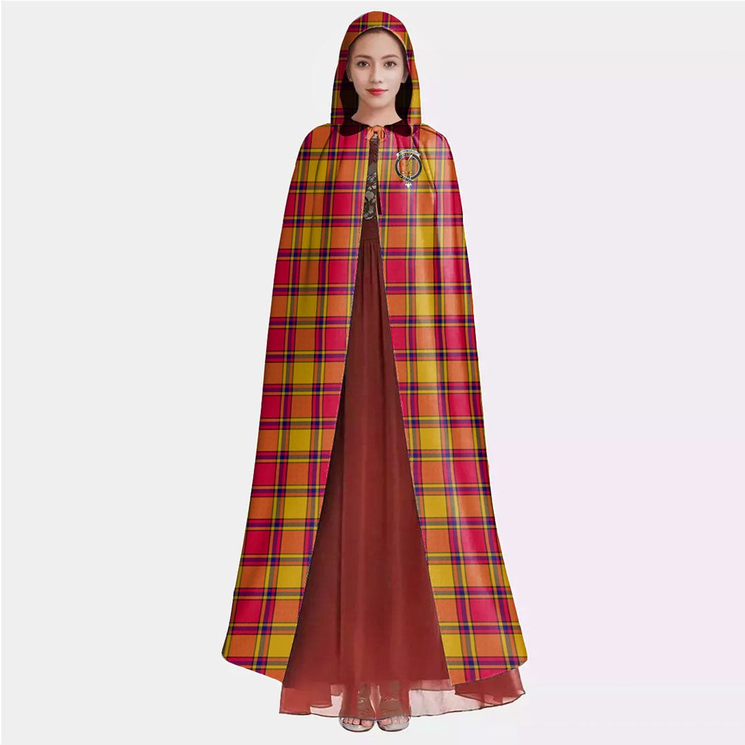 Scrymgeour Tartan Crest Hooded Cloak