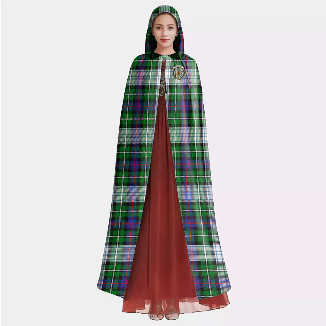 MacKenzie Dress Modern Tartan Crest Hooded Cloak