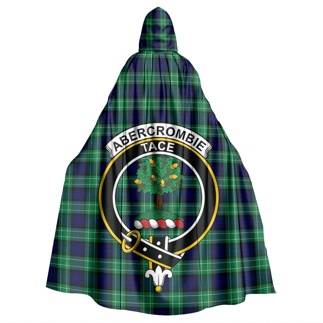 Abercrombie Tartan Crest Hooded Cloak