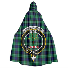 Abercrombie Tartan Crest Hooded Cloak