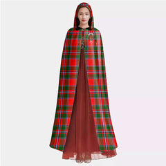 Spens Modern Tartan Crest Hooded Cloak