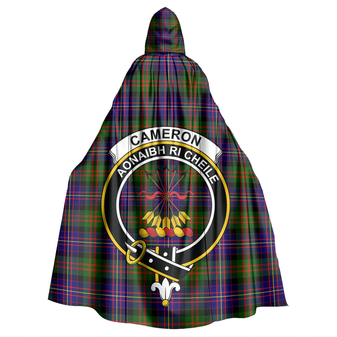 Cameron of Erracht Modern Tartan Crest Hooded Cloak