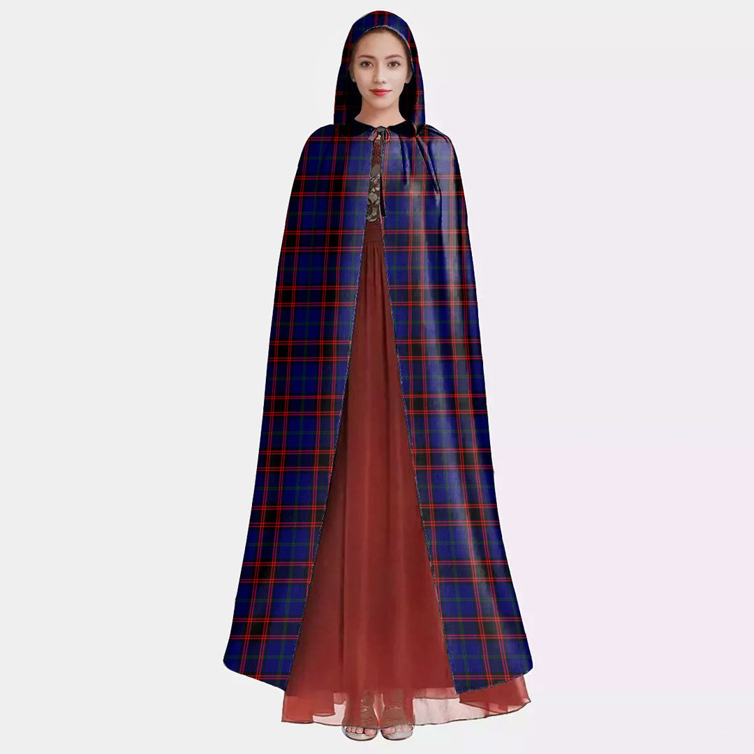 Home Modern Tartan Plaid Hooded Cloak