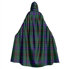 Davidson Modern Tartan Plaid Hooded Cloak