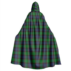 Stewart Old Modern Tartan Plaid Hooded Cloak