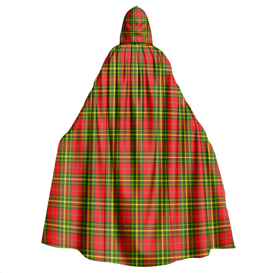 Leask Tartan Plaid Hooded Cloak