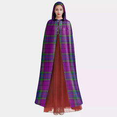 Wardlaw Modern Tartan Plaid Hooded Cloak