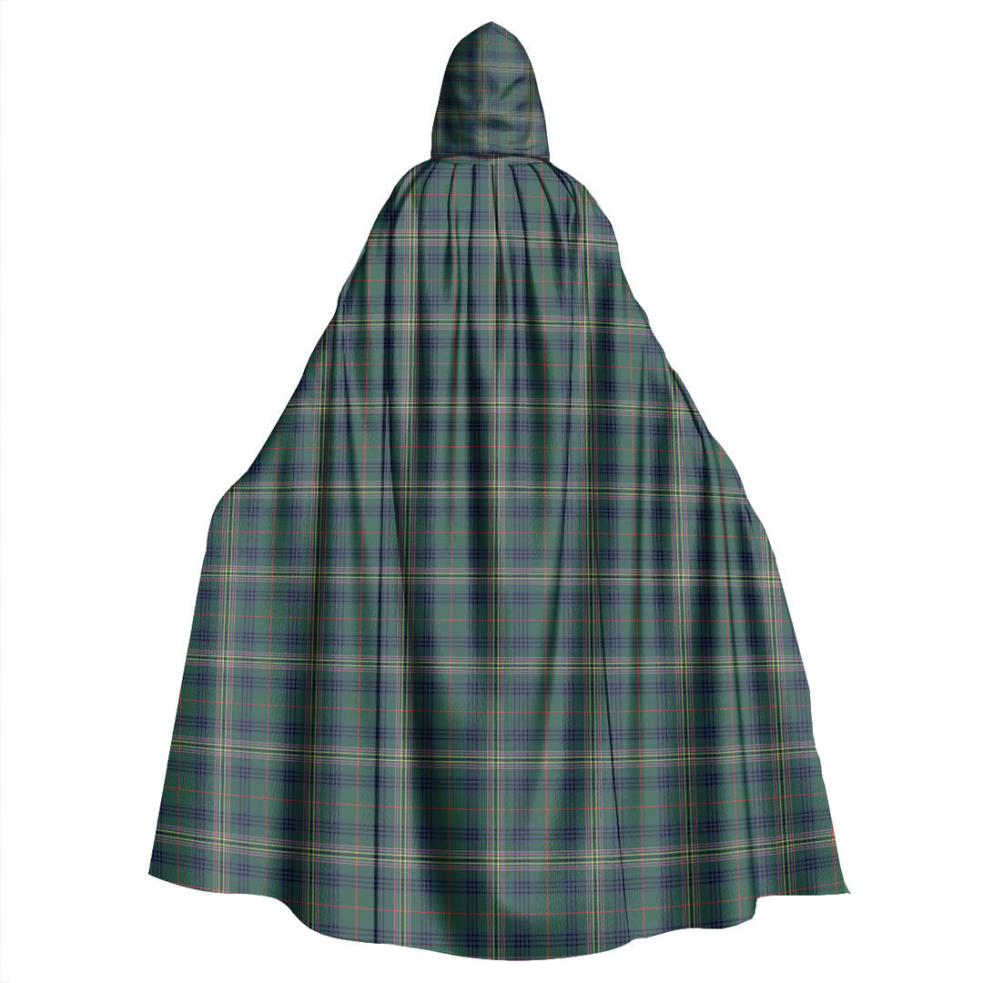 Kennedy Modern Tartan Plaid Hooded Cloak