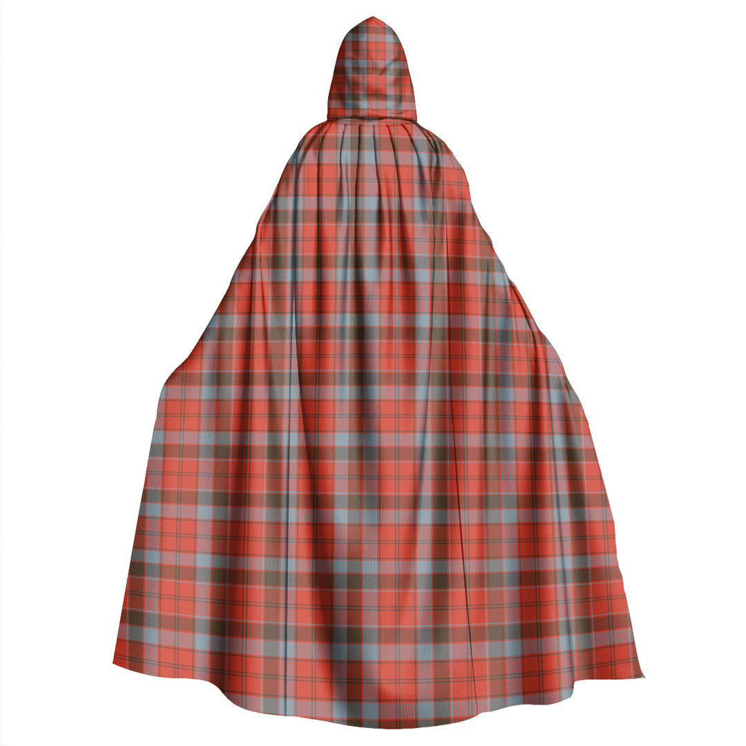 Robertson Weathered Tartan Plaid Hooded Cloak