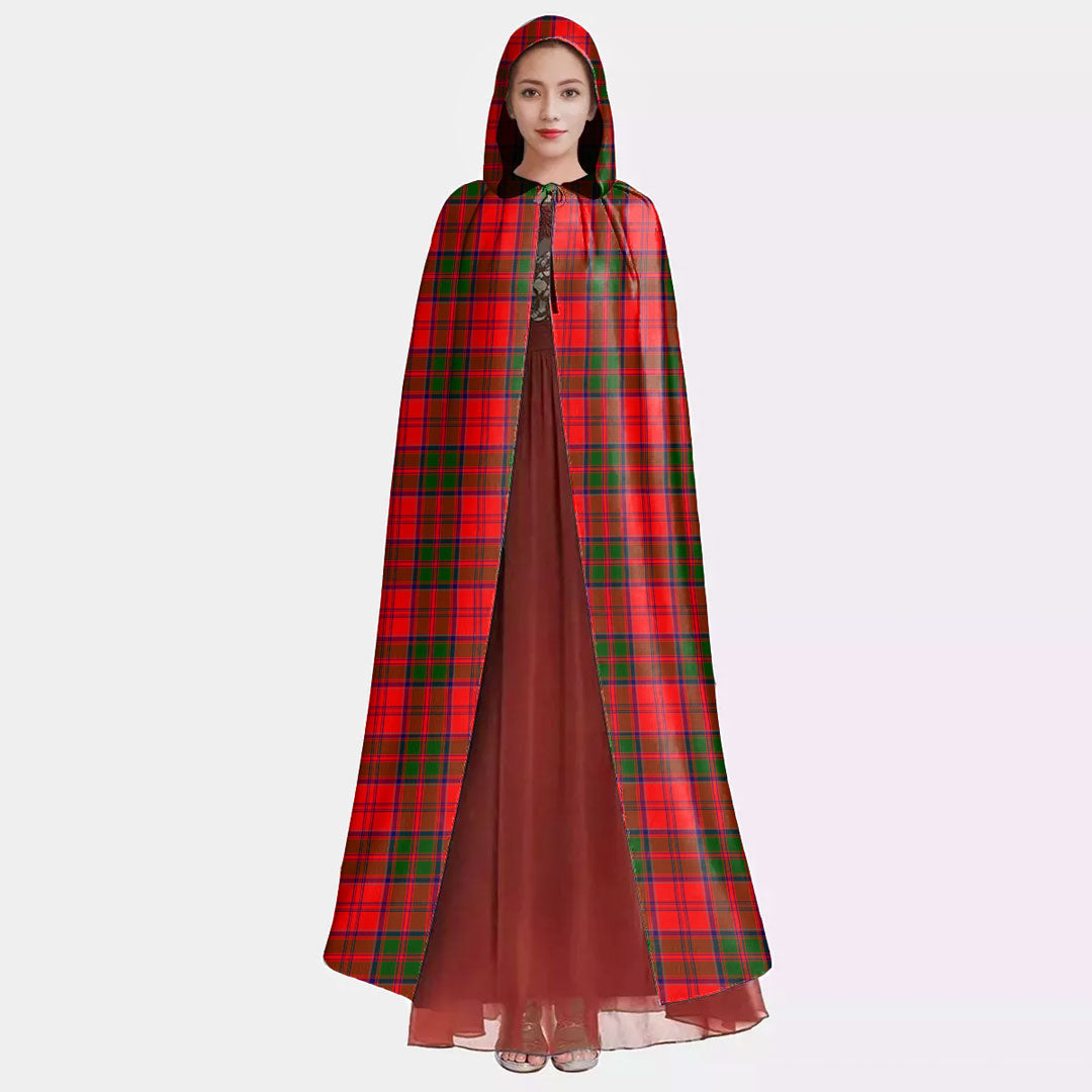 Grant Modern Tartan Plaid Hooded Cloak