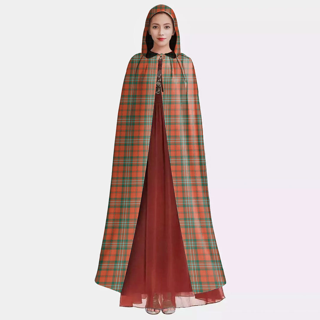 Scott Ancient Tartan Plaid Hooded Cloak