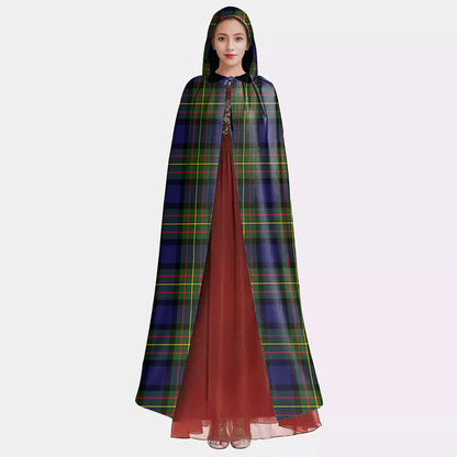 MacLaren Modern Tartan Plaid Hooded Cloak