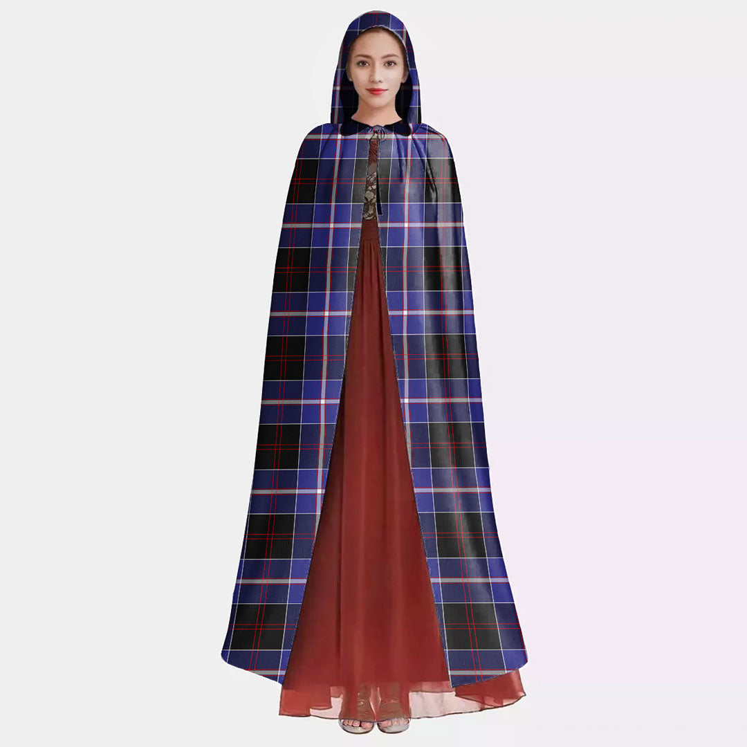 Dunlop Modern Tartan Plaid Hooded Cloak